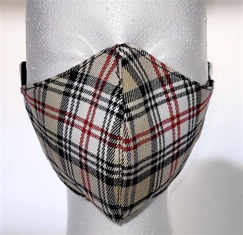 Burberry Plaid Mask 